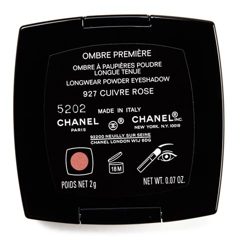 chanel 927 cuivre rose|Chanel Cuivre Rose (927) Ombre Premiere Longwear Powder .